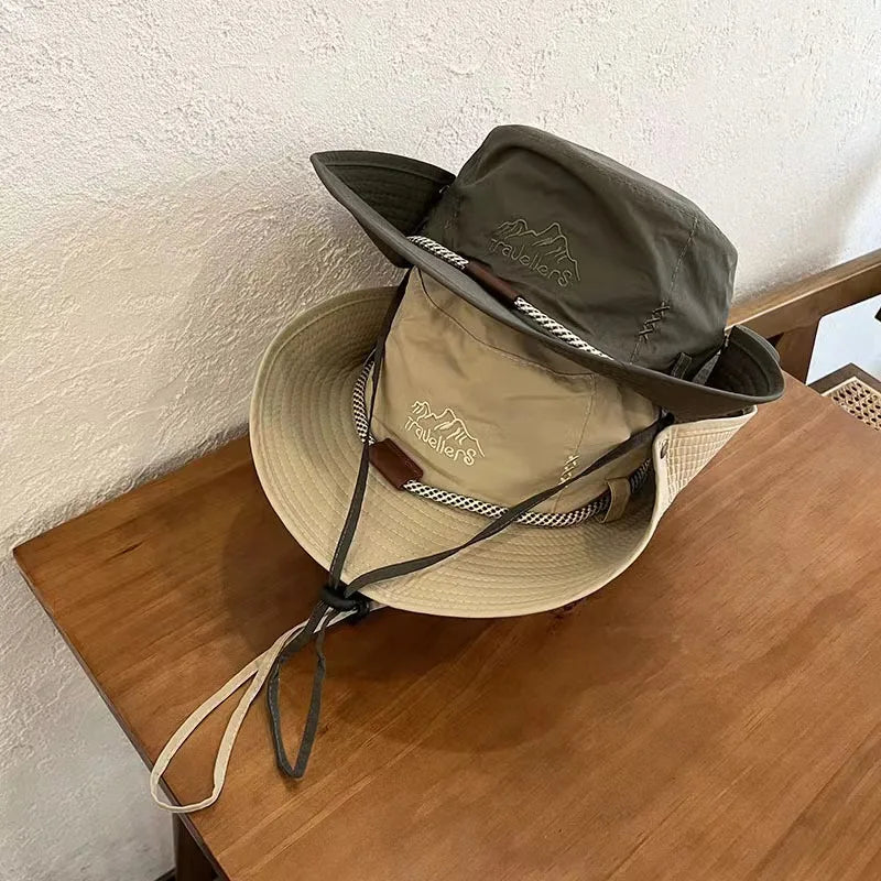 Summer Outdoor Breathable Camping Sun Protection Bucket Hat
