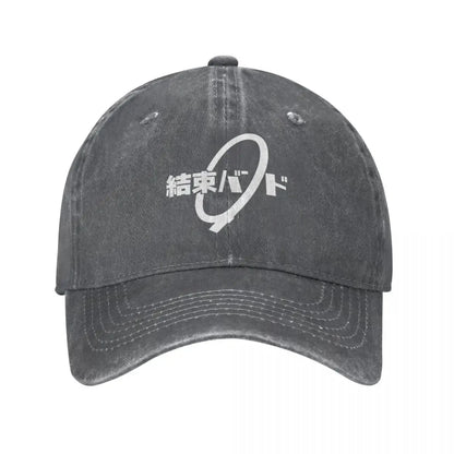 Bocchi The Rock Distressed Denim Baseball Cap