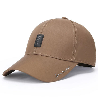 Men’s Large Head Cotton Baseball Cap