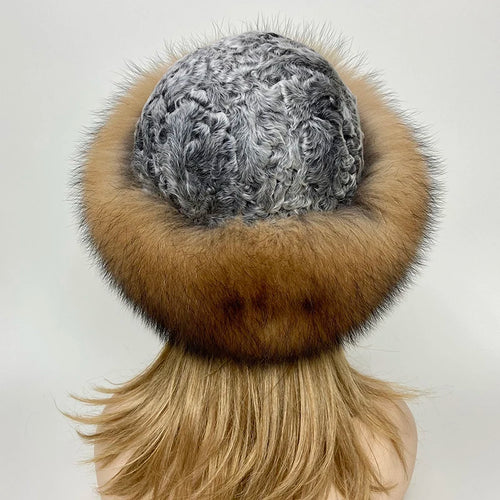Fluffy Real Fur Winter Bucket Hat