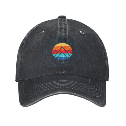 Retro Oxbow Oregon Fishing Distressed Baseball Cap