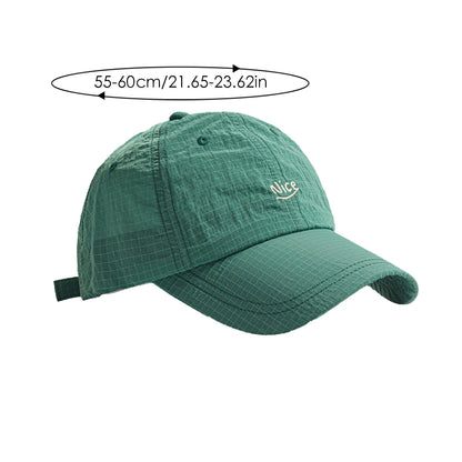 Solid Color Quick Dry Breathable Duck Tongue Baseball Cap