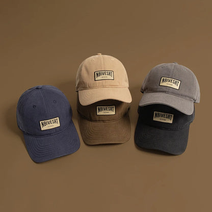 RICYGVM Solid Color Duck Tongue Baseball Cap