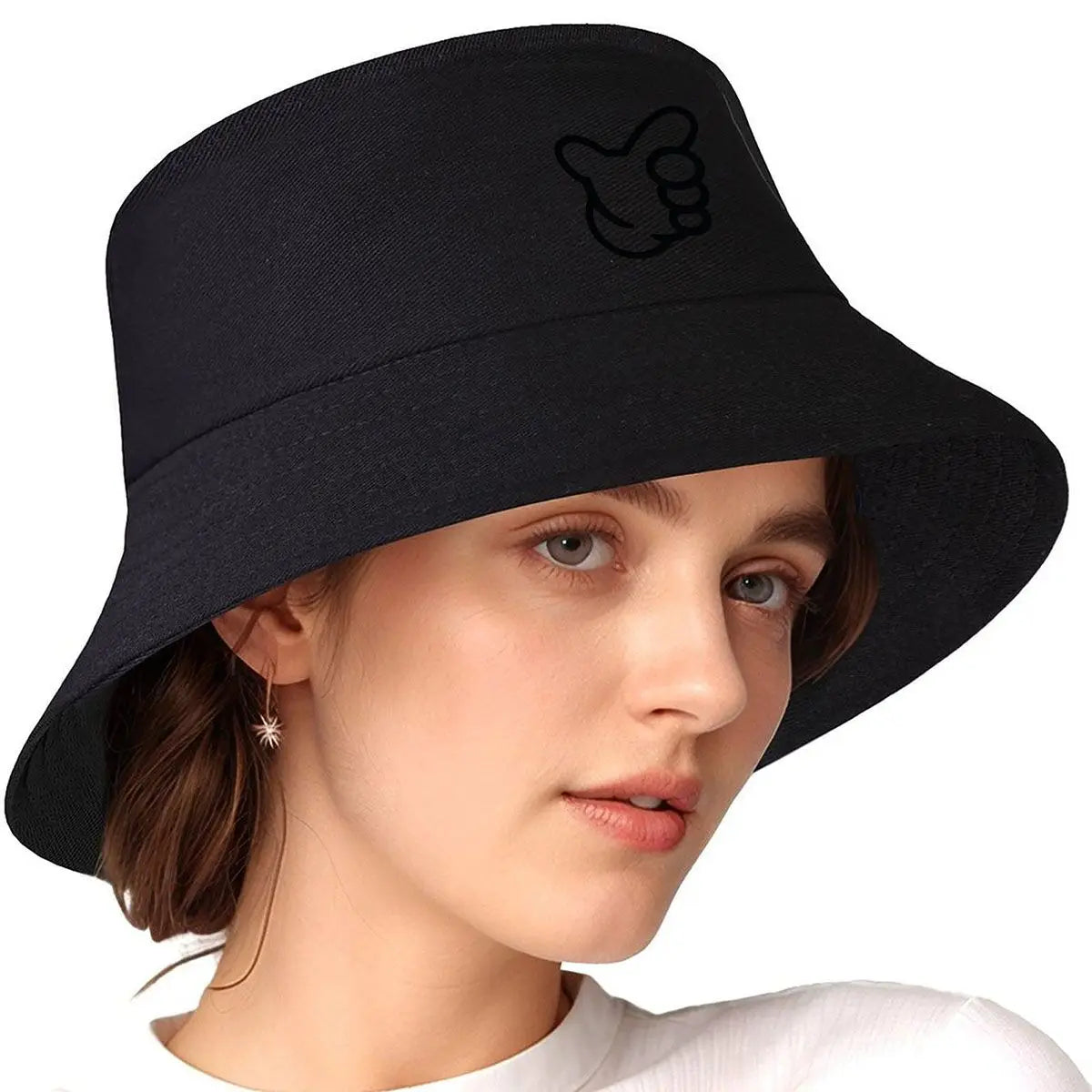 Cat Paw Thumbs Up Cute Bucket Hat