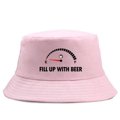 Fill Up With Beer Reversible Bucket Hat