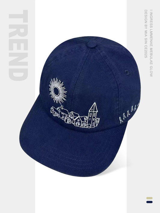 Embroidered Duckbill Hip-Hop Baseball Cap
