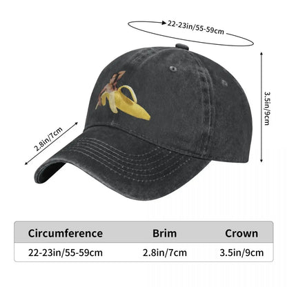 Nicolas Cage Banana Ponytail Baseball Cap