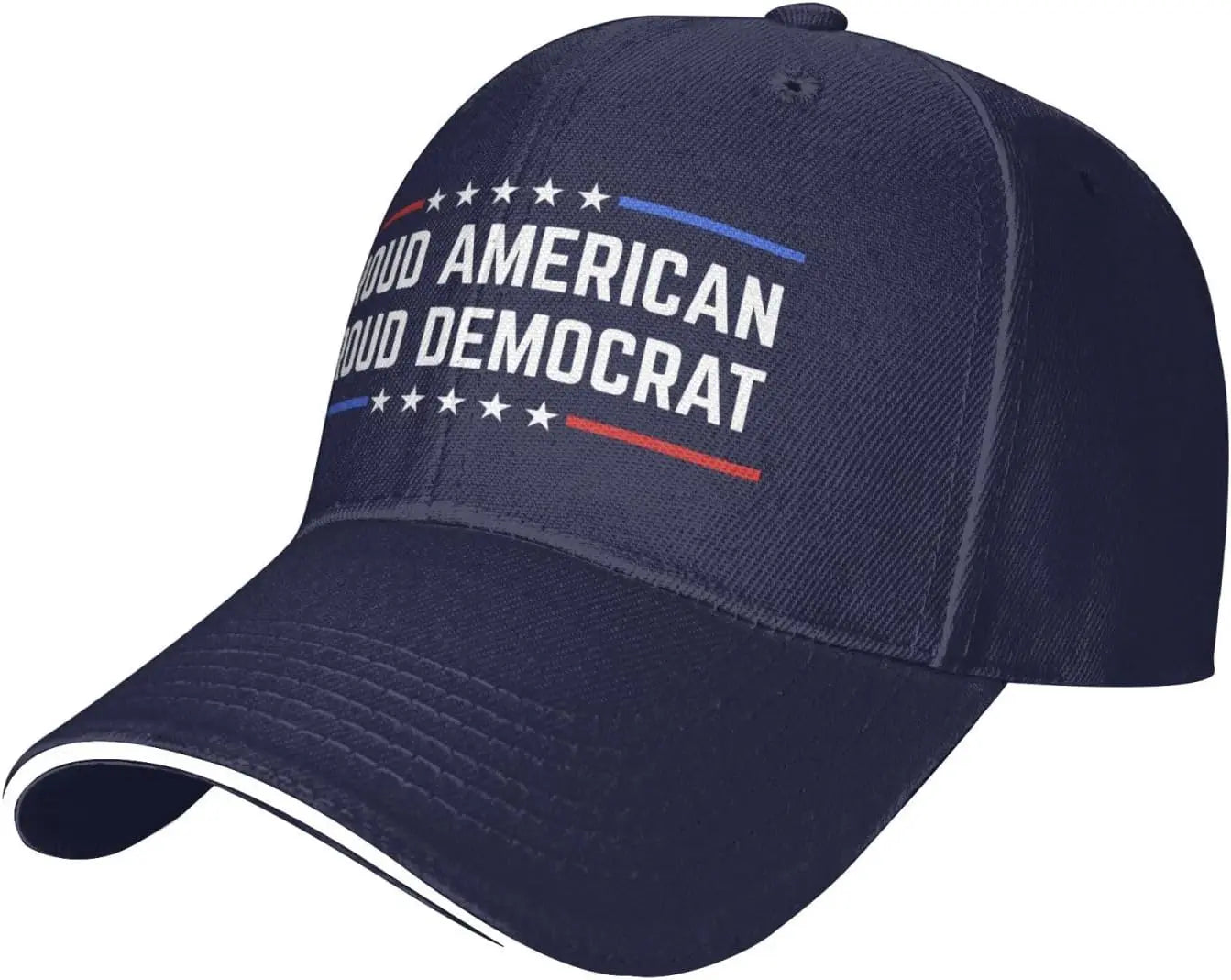 Proud American Democrat Polyester Baseball Cap