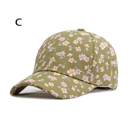 Japan Korea Fresh Flower Baseball Cap