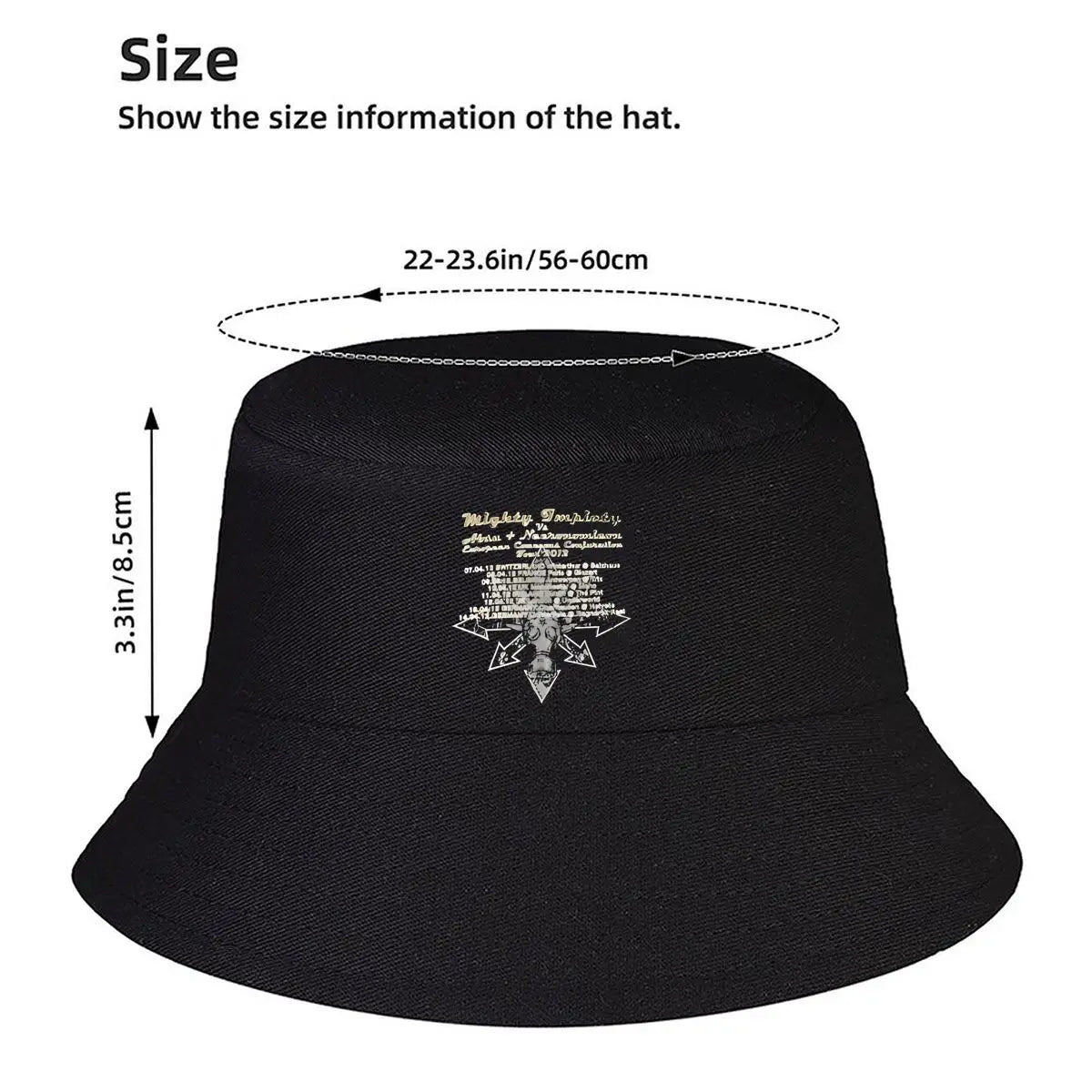 Mighty Toopiraten Occult Pyramid Graphic Bucket Hat