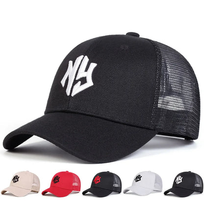 Unisex NG Letter Embroidery Baseball Net Caps