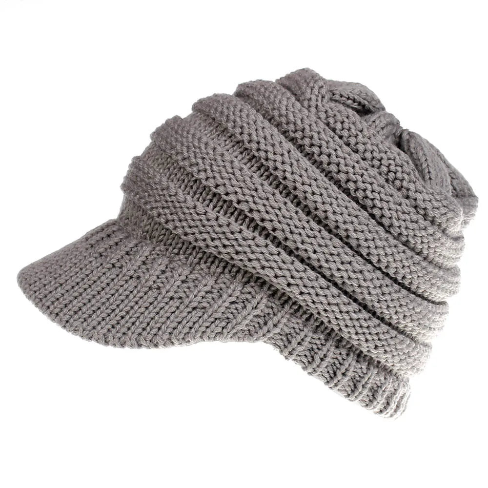 Thermal Ponytail Hollow Brim Baseball Cap