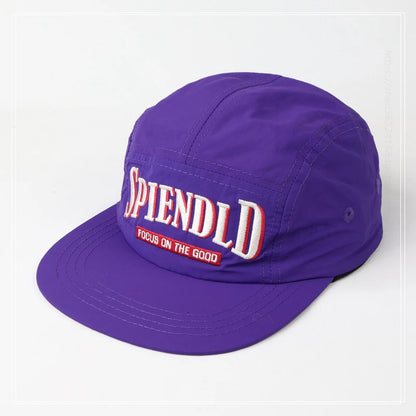 Flat Brim Embroidered Sun Protection Snapback Cap