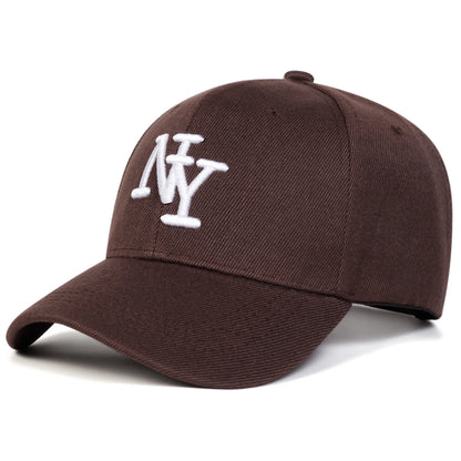 Unisex NY Letter Embroidered Adjustable Baseball Cap