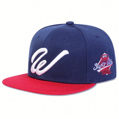 Unisex W Letter Embroidery Hip-hop Hats