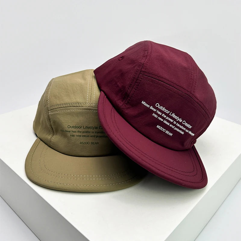 Street Letter Flat Brim Unisex Snapback Cap
