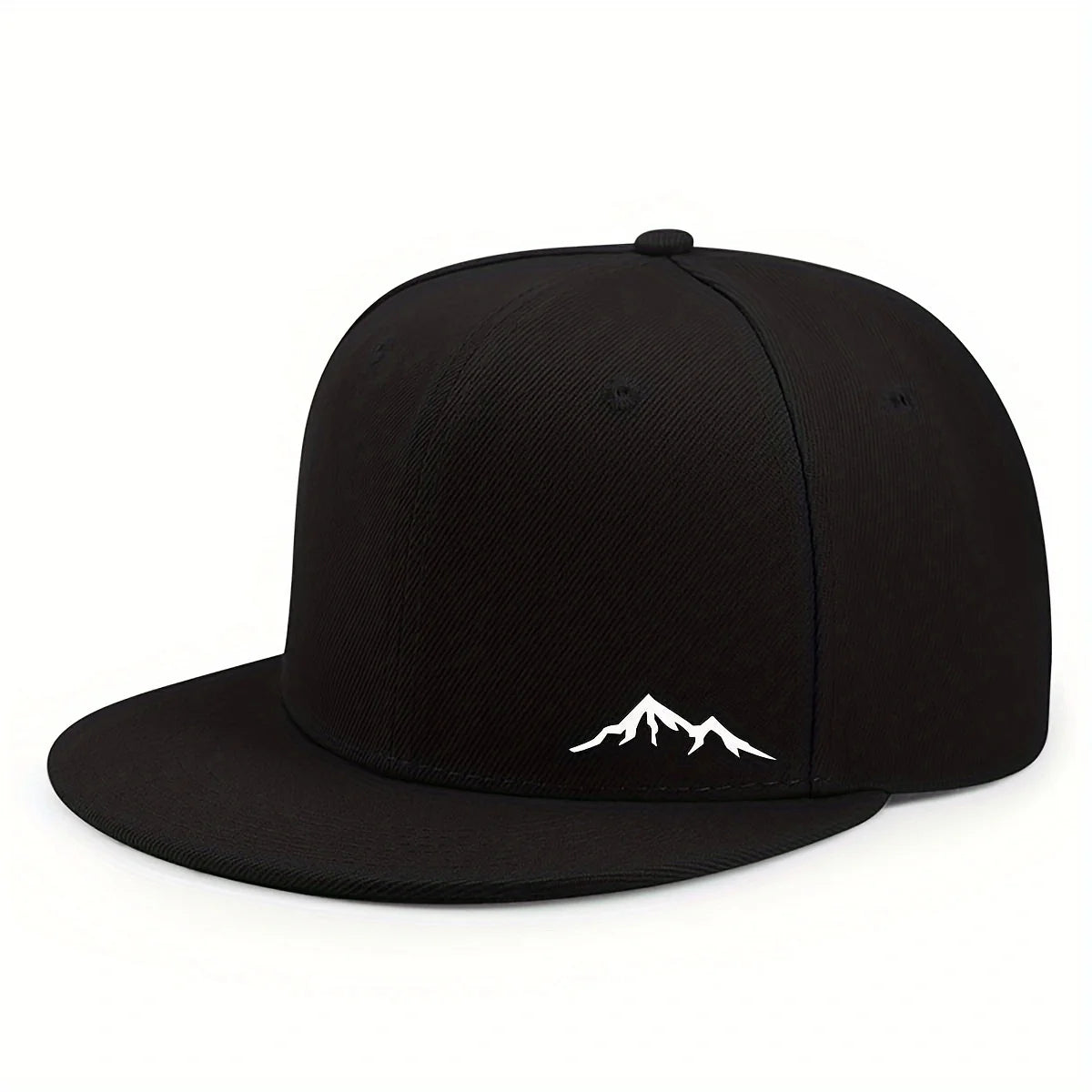 Adjustable Polyester Flat Brim Baseball Hat