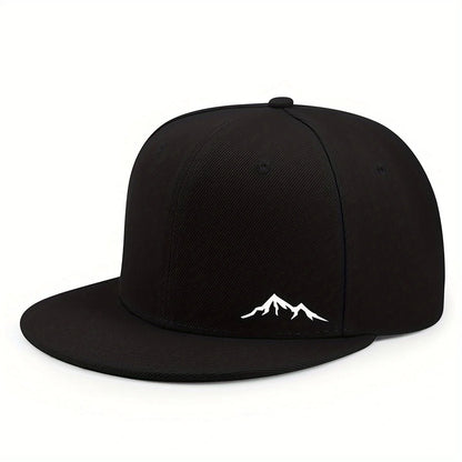 Adjustable Polyester Flat Brim Baseball Hat