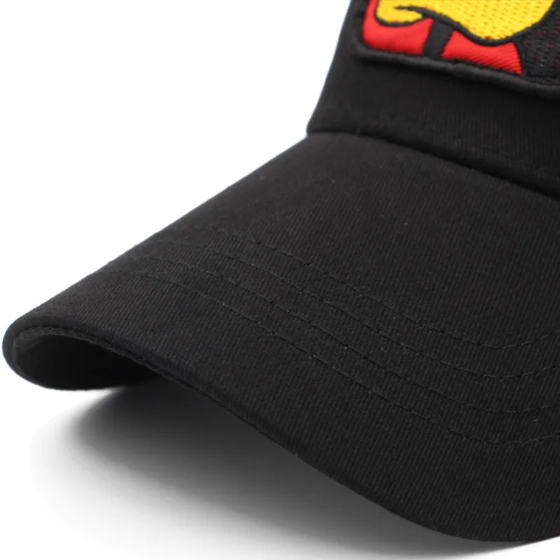 Anime Duck Patch Snapback Baseball Cap