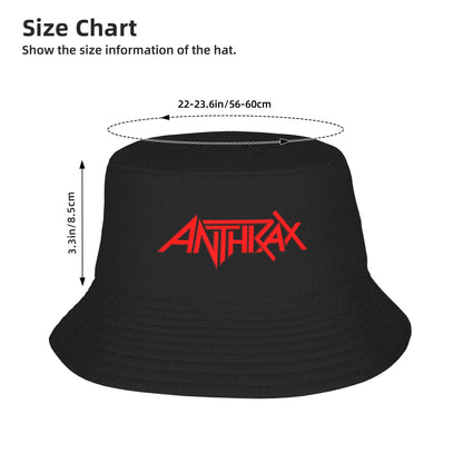 Anthrax Red Logo Breathable Outdoor Bucket Hat