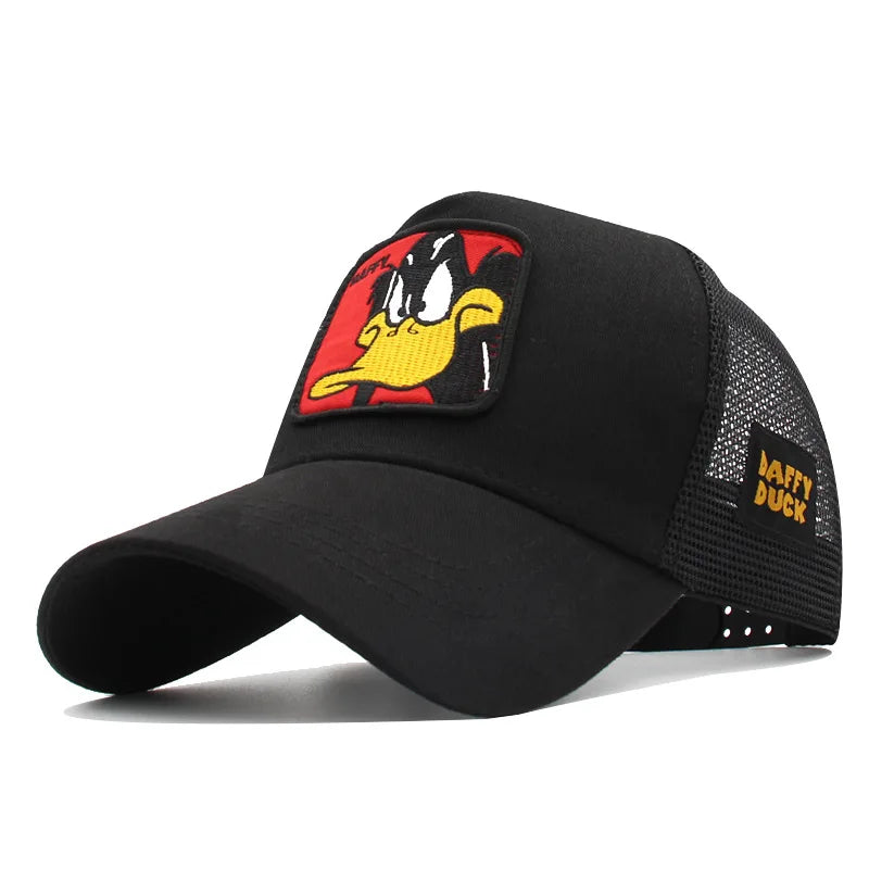 Anime Duck Patch Snapback Baseball Cap
