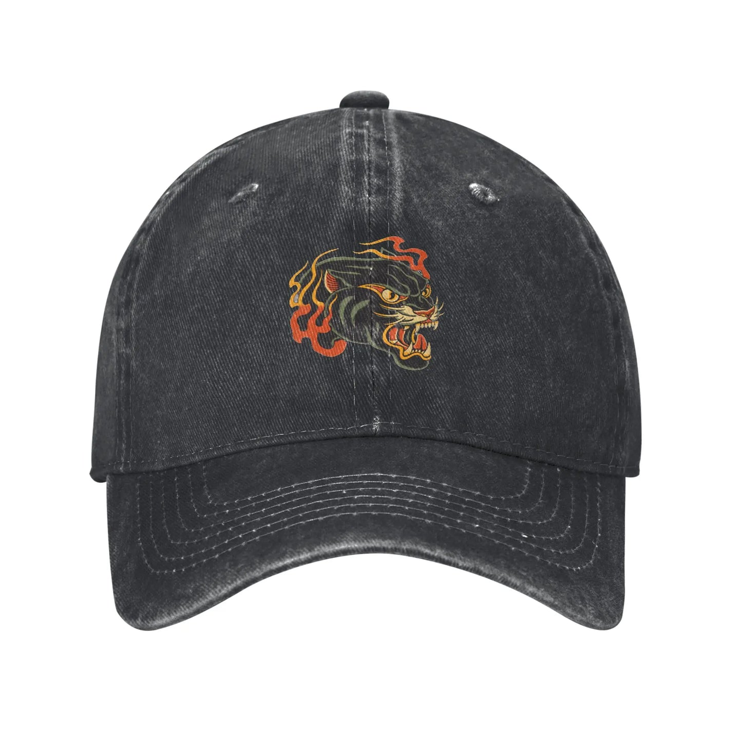 Black Panther Washed Trucker Baseball Cap