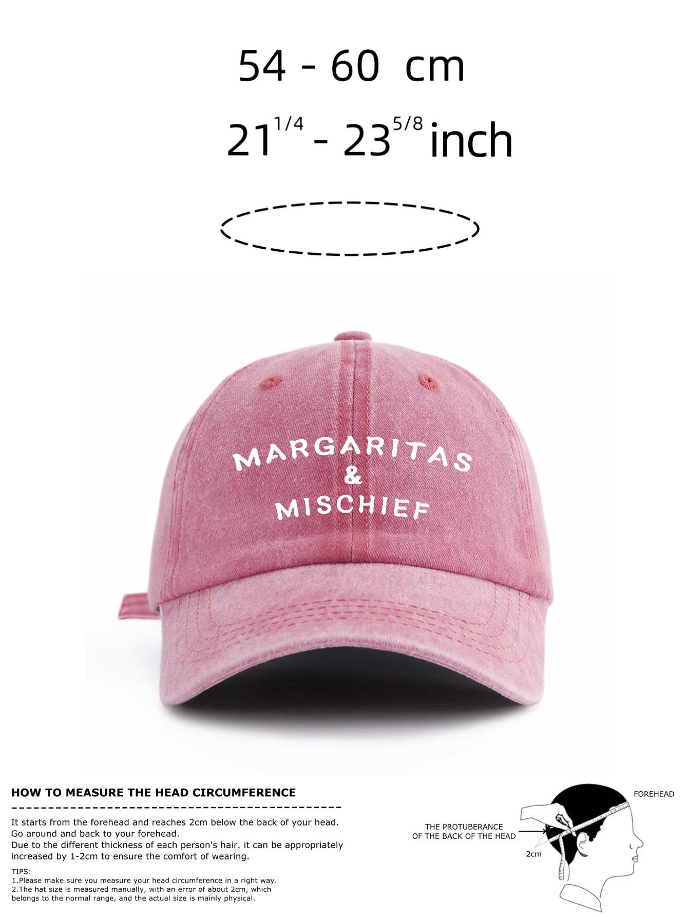 MM Print Washed Baseball Cap