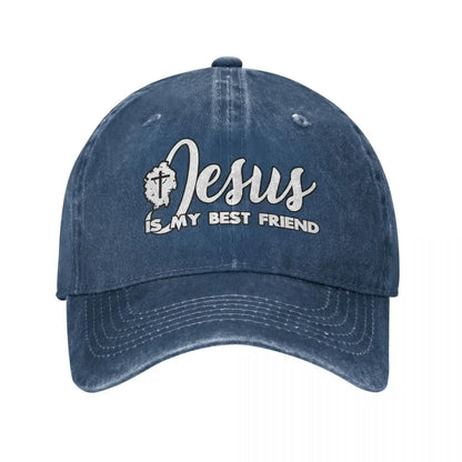 Jesus Is My Best Friend Christian Baseball Cap