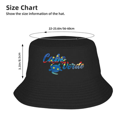 Cape Verde Flag Soft Fold Bucket Hat