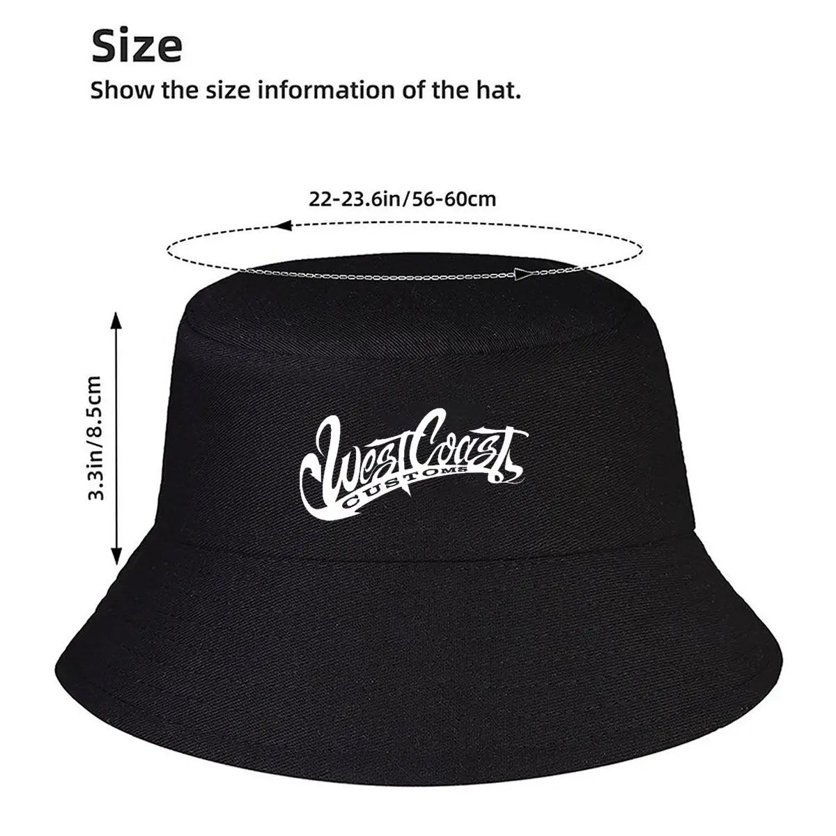 Just Coast Graffiti Style Surf Text Winter Bucket Hat