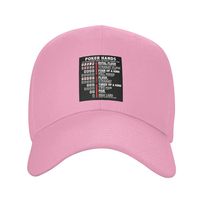 Poker Hands Streetwear Baseball Cap