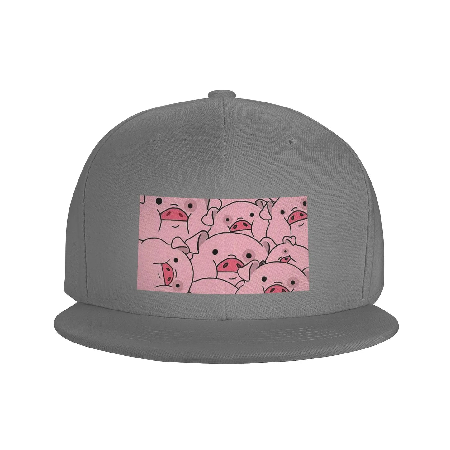 Cute Cartoon Pig Waddles Snapback Cap