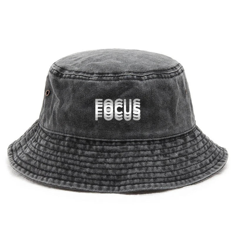 Cotton Washed Bucket Hat Vintage Fishing Hat