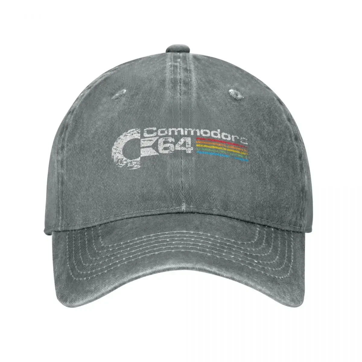 Hip Hop Retro Commodore 64 Denim Baseball Cap