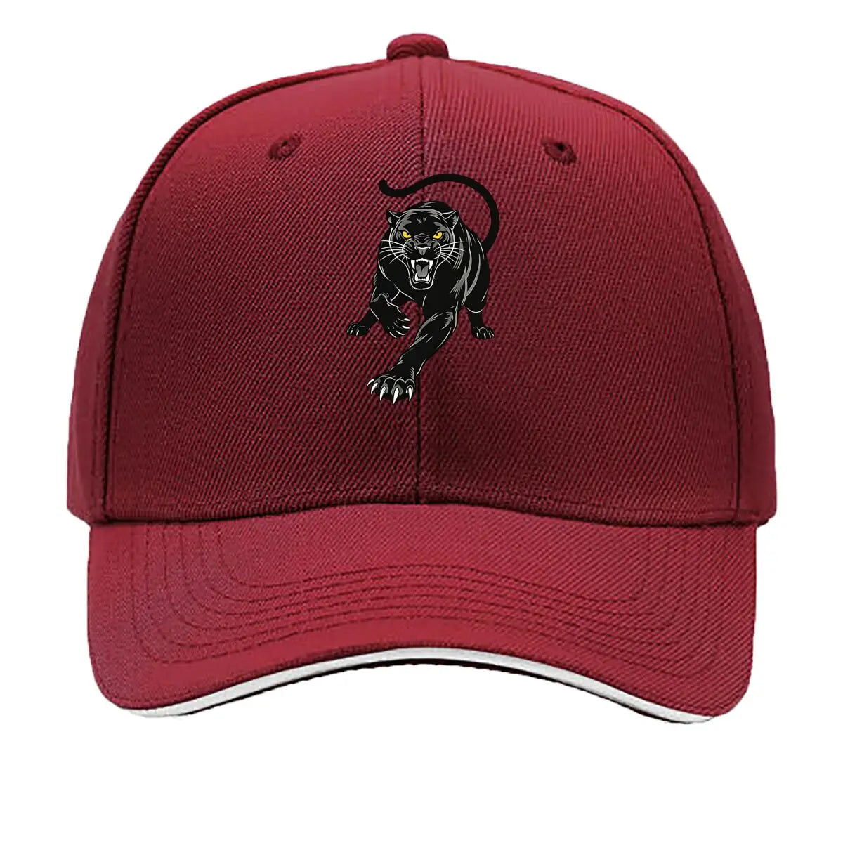 Black Panther Glowing Eyes Streetwear Snapback Baseball Cap