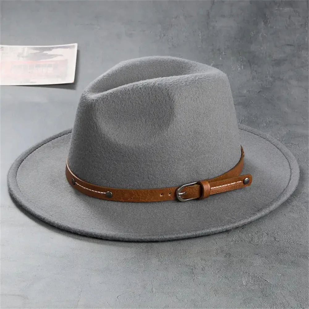 British Flat Brim Wool Bucket Hat