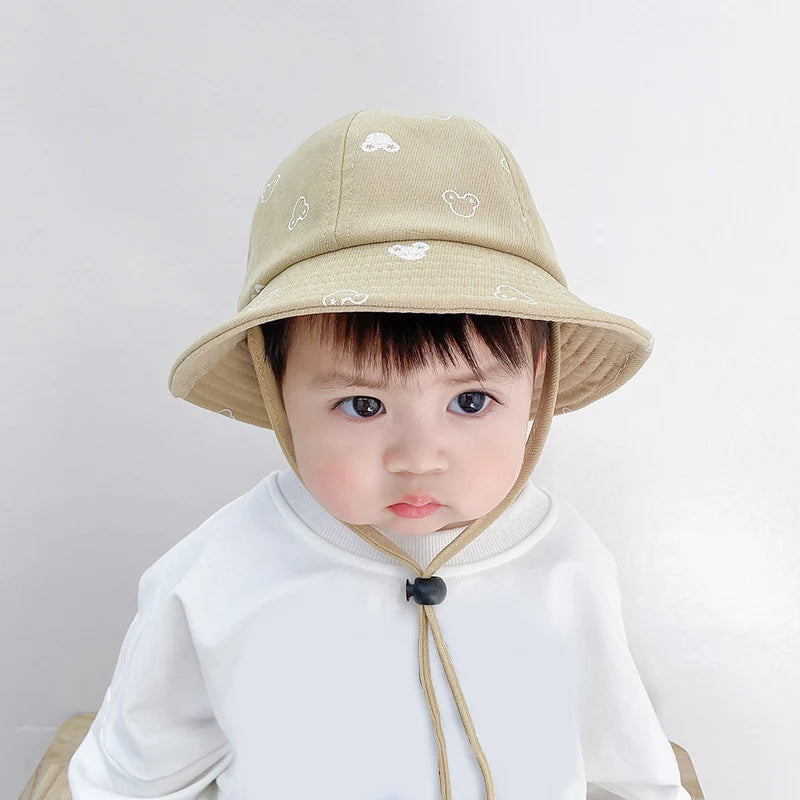 Cute Cartoon UV Protection Baby Bucket Hat
