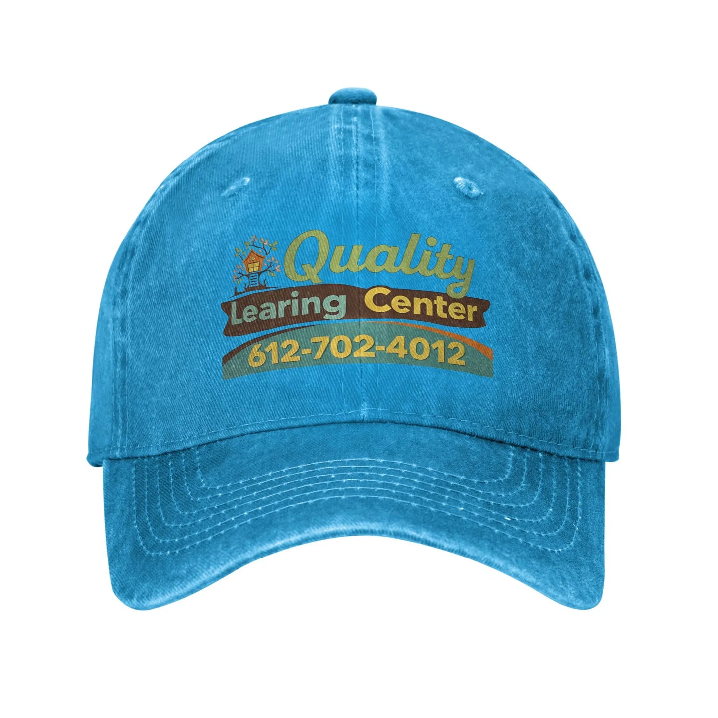 Vintage Quality Learning Center Distressed Baseball Cap