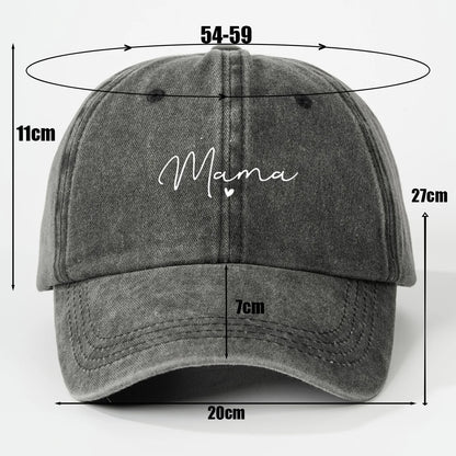 New Printed Heart Mama Fashionable Baseball Cap