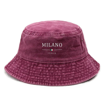 Milano Vintage Washed Cotton Bucket Hat