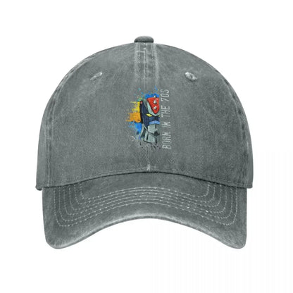 Hip Hop Goldrake Anime Washed Baseball Cap