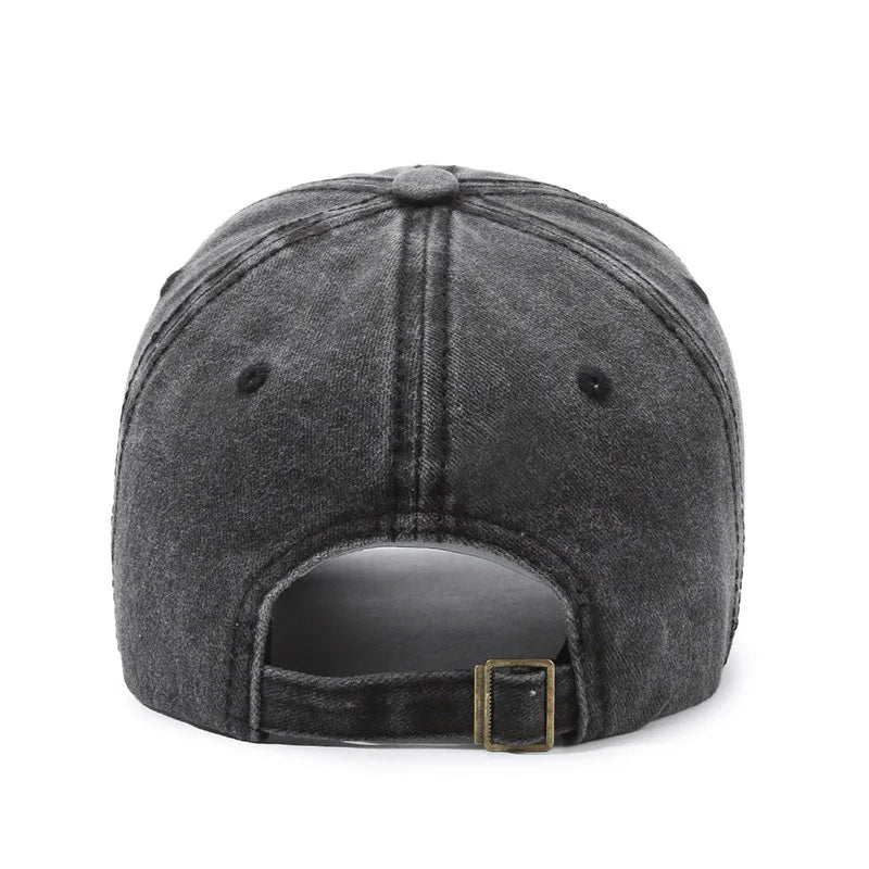 Vintage Washed NYC Big Letter Baseball Cap