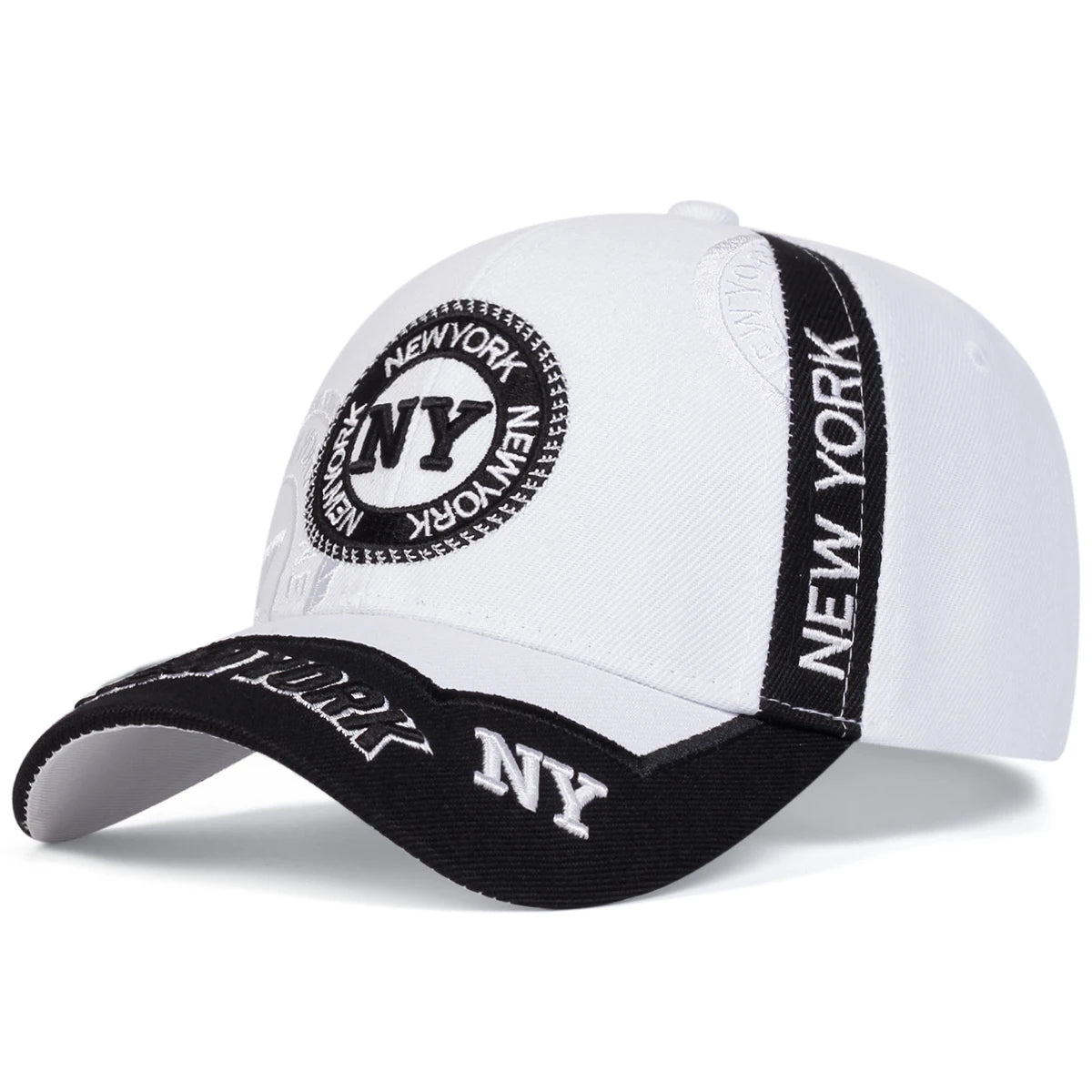 Unisex Letter Embroidered Adjustable Casual Baseball Cap