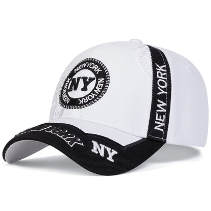 Unisex Letter Embroidered Adjustable Casual Baseball Cap