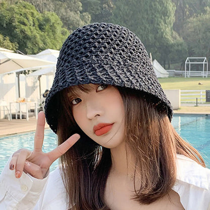 Summer Women Breathable Foldable Japanese Bucket Hat