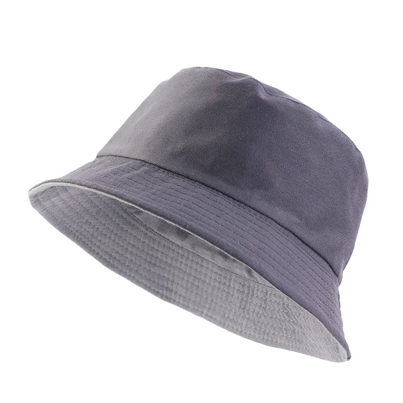 Foldable Solid Outdoor Bucket Hat