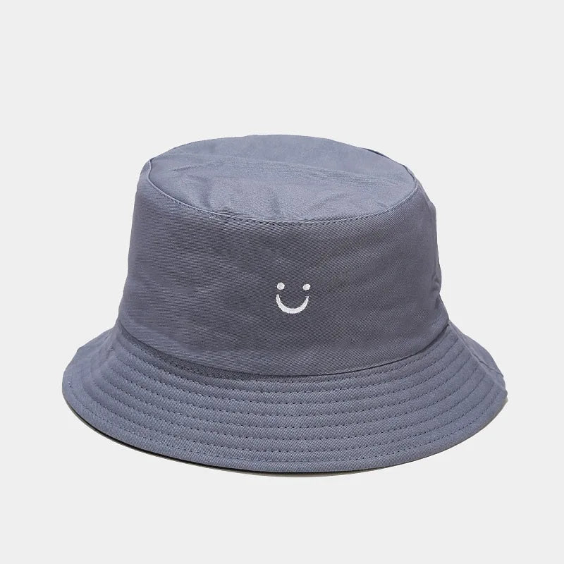 Unisex Double-Sided Smile Face Fisherman Hat