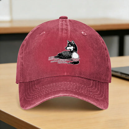 Summer Printed Sun Visor Washed Trucker Cap
