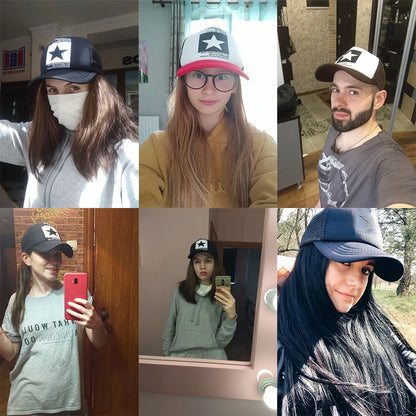 Fashion Brand Breathable Summer Mesh Baseball Cap