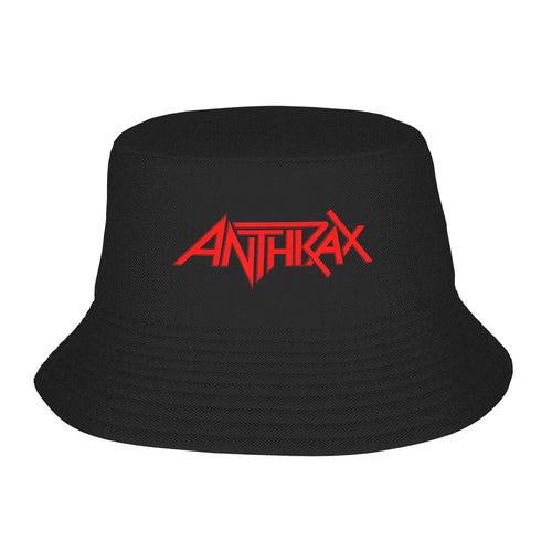 Anthrax Red Logo Breathable Outdoor Bucket Hat